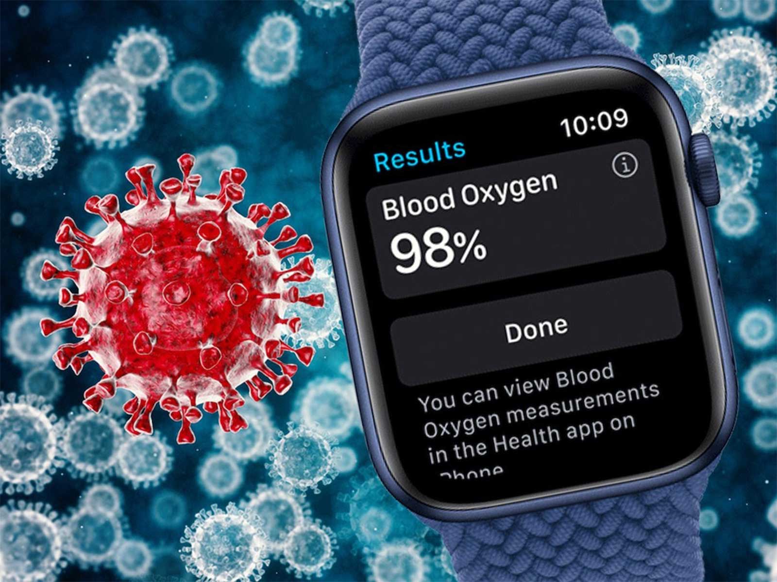 سنسور اکسیژن در اپل واچ جهت تشخیص بیماری کرونا