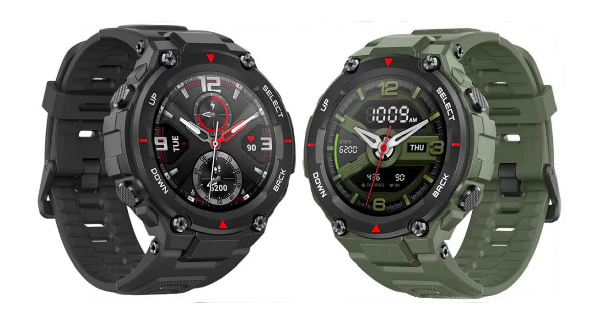 6. ساعت هوشمند Amazfit T Rex یکی از بهترین مدل های ساعت هوشمند شیائومی